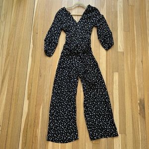 NWT!  Madewell floral, wide-leg jumpsuit